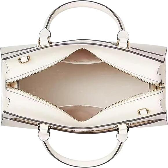 NWT Kate Spade New York Women's Madison Saffiano Leather Satchel Bag, Meringue - Picture 3 of 5